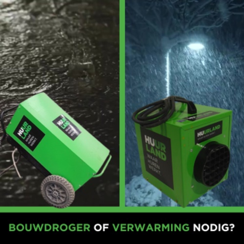 Huur nu verwarming en bouwdrogers